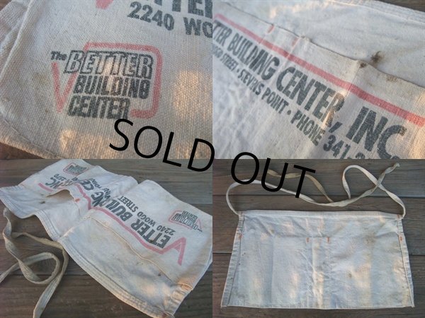 画像2: Vintage Carpenter Nail Apron / BBC (AC-897) (2)
