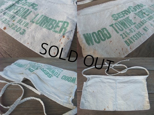 画像2: Vintage Carpenter Nail Apron / ServiStar (AC-898) (2)