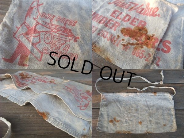 画像2: Vintage Carpenter Nail Apron / True Value (AC-894) (2)