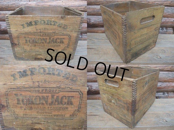 画像2: Vintage Wood Box YUKON JACK (AC1030) (2)