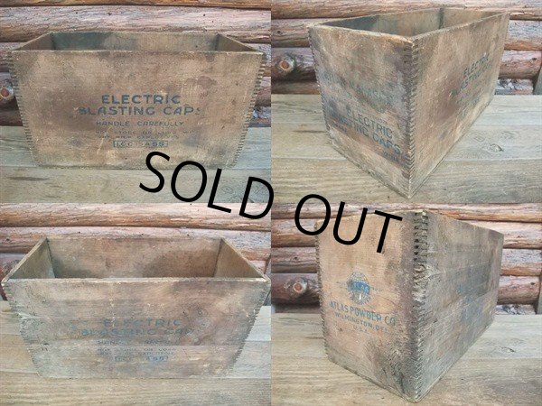 画像2: ELECTRIC BLASTING CAPS / WOOD CASE (AC-1029) (2)