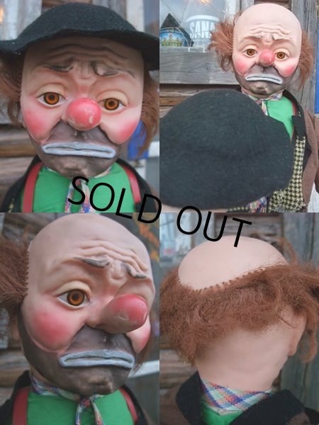 画像2: 50s EMMETT KELLY DOLL (AC-1061) (2)