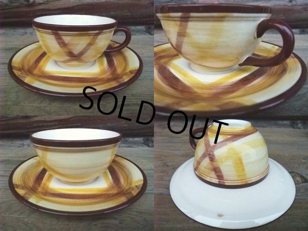 画像2: 50s VERNONWARE Cup & Saucer (AC-1121)  (2)