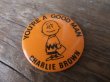 画像1: Charlie Brown Badge (AC-1117) (1)