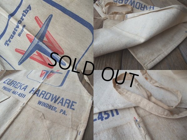 画像2: Vintage Carpenter Nail Apron / Trustworthy stores (AC1149) (2)