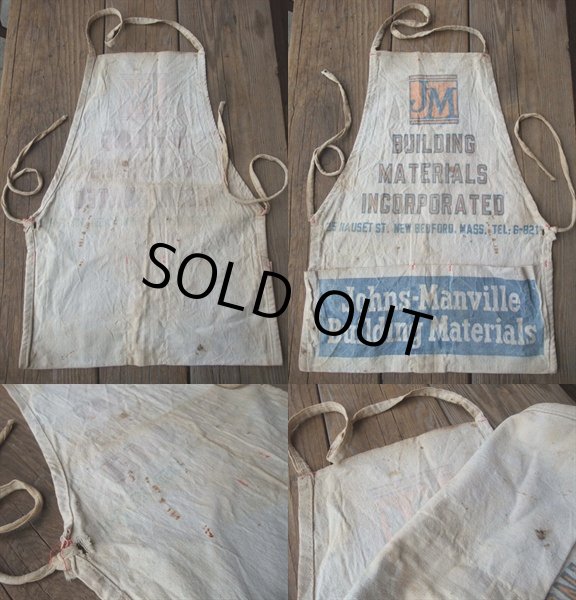 画像3: Vintage Carpenter Nail Apron / JM (AC-1148) (3)