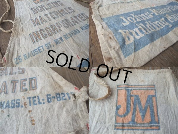 画像2: Vintage Carpenter Nail Apron / JM (AC-1148) (2)