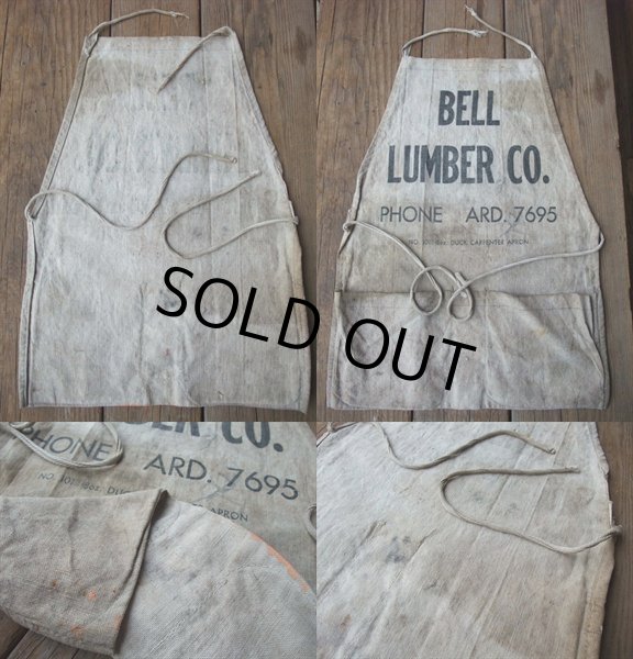 画像3: Vintage Carpenter Nail Apron / BELL LUMBER CO (AC-1150) (3)