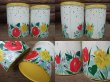 画像2: Vintage Canister 2pc Set  / Flower (AC1169) (2)