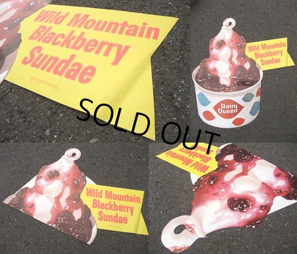 画像2: 60's Dairy Queen Poster Sign / STORE DISPLAY #7 (AC1188) (2)