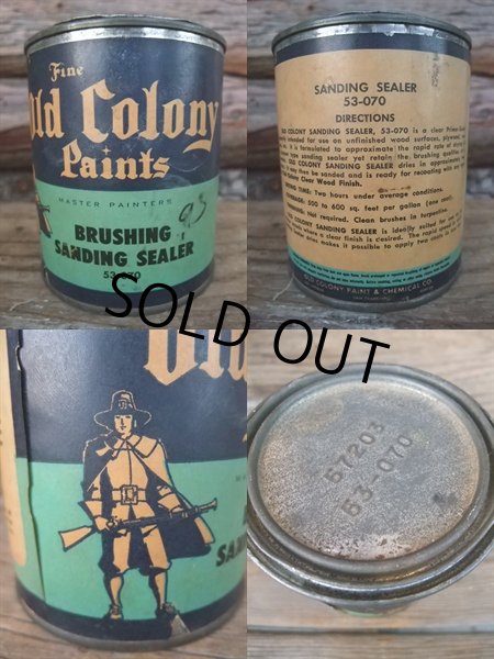 画像2: Vintage Old Colony Paints Can #D (AC-1214) (2)