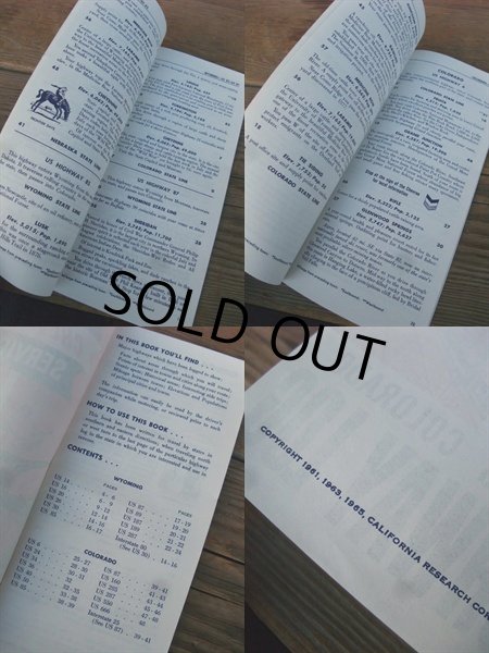 画像3: 1960s Chevron Vintage Log Book / Colotado (AC-1224) (3)