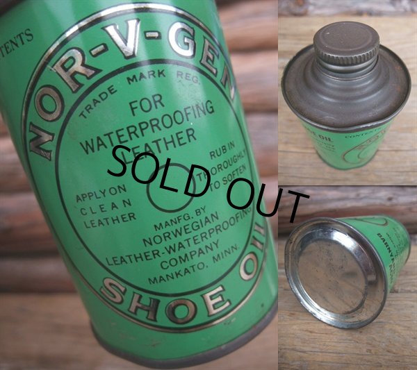 画像2: Vintage NOR-V-GEN Shoe Oil Can (NK-026) (2)