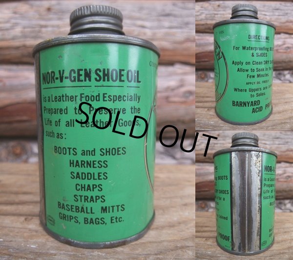 画像3: Vintage NOR-V-GEN Shoe Oil Can (NK-026) (3)