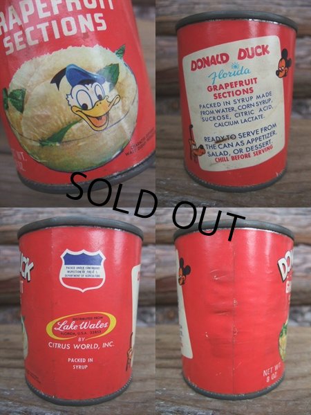画像2: Vintage Donald Duck GFS Tin Can (NK-022) (2)