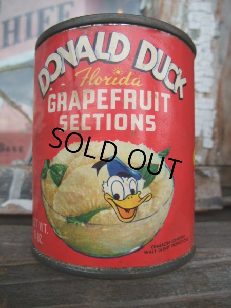 画像1: Vintage Donald Duck GFS Tin Can (NK-022) (1)