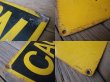 画像2: Vintage ROAD Sign / CAUTION #9 (NK-050)  (2)