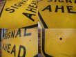 画像2: Vintage ROAD Sign / SIGNAL AHEAD (NK-052)  (2)