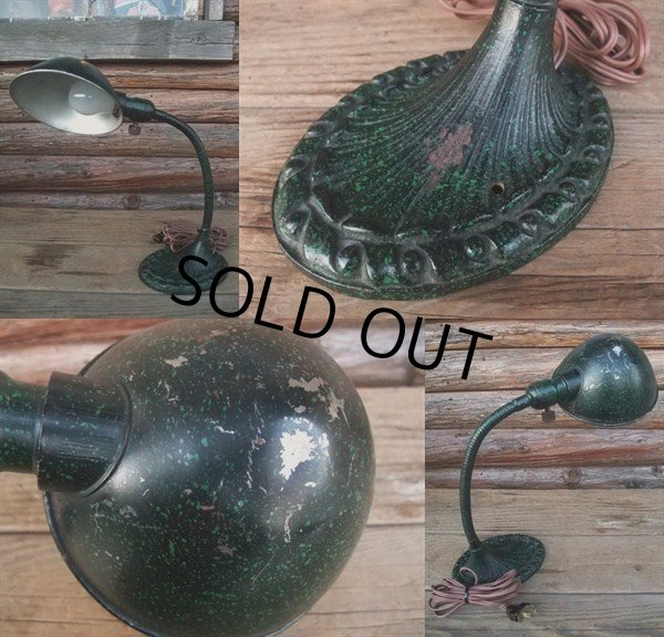 画像2: Vintage Gooseneck Desk Lamp #A (NK063) (2)