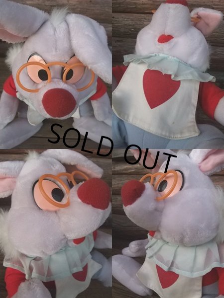 画像3: Vintage Alice White Rabbit Plush Doll (NK-102)  (3)