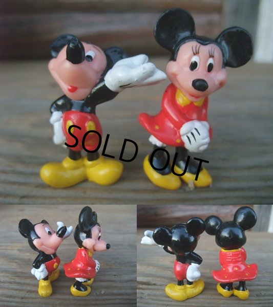 画像2: Vintage Mickey＆Minnie Mouse PVC SET #24 (NK-110) (2)