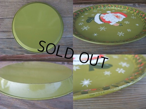 画像3: Vintage Tin Tray / X'mas SANTA (NK-135) (3)
