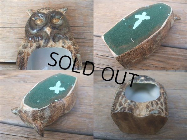 画像3: Vintage Owl Ceramic Ashtray (NR-303) (3)
