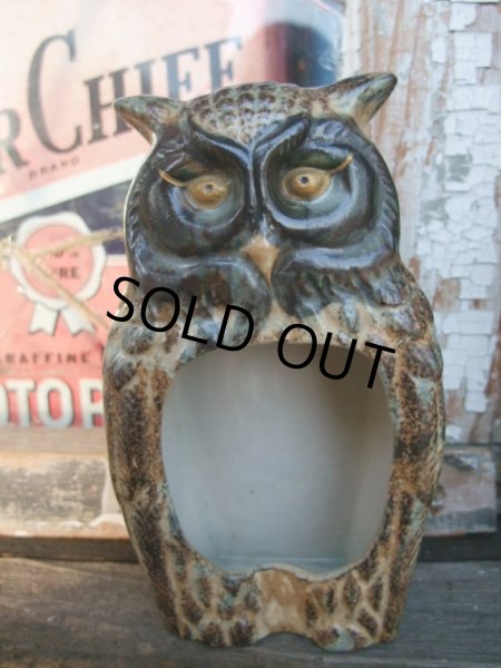 画像1: Vintage Owl Ceramic Ashtray (NR-303) (1)