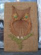 画像1: Vintage Owl Hemp Wall Display(NR-305) (1)