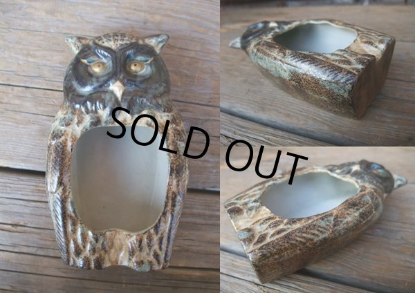 画像2: Vintage Owl Ceramic Ashtray (NR-303) (2)