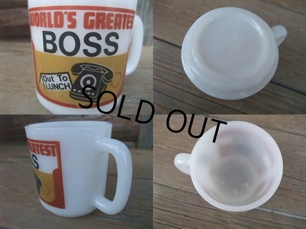 画像2: Glassbeke WORLD'S GREATEST BOSS Mug (NR-329) (2)
