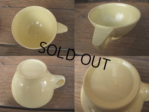 画像2: VINTAGE Booton ware Melamine Cream C/S (NR-334) (2)