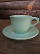 画像1: VINTAGE Booton ware Melamine Light Blue C/S (NR-338) (1)