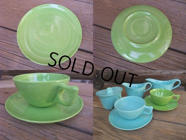 画像3: VINTAGE BRANCHELL Melamine Green C/S (NR-339) (3)