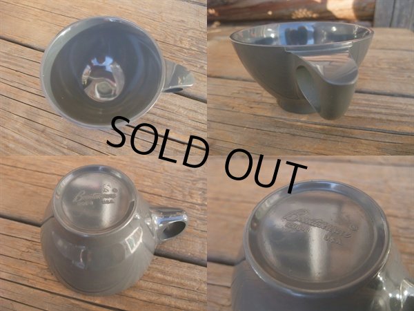 画像2: VINTAGE Booton ware Melamine Black C/S (NR-337) (2)