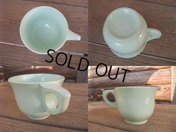 画像2: VINTAGE Booton ware Melamine Light Blue C/S (NR-338) (2)