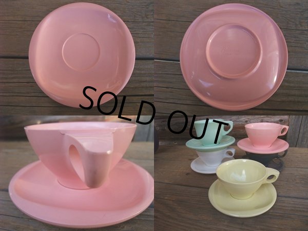 画像3: VINTAGE Booton ware Melamine Pink C/S (NR-335) (3)
