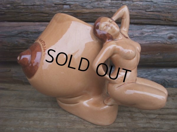 画像1: 50s Vintage Nude Woman Breast Stein Risque Mug (AC-313)  (1)