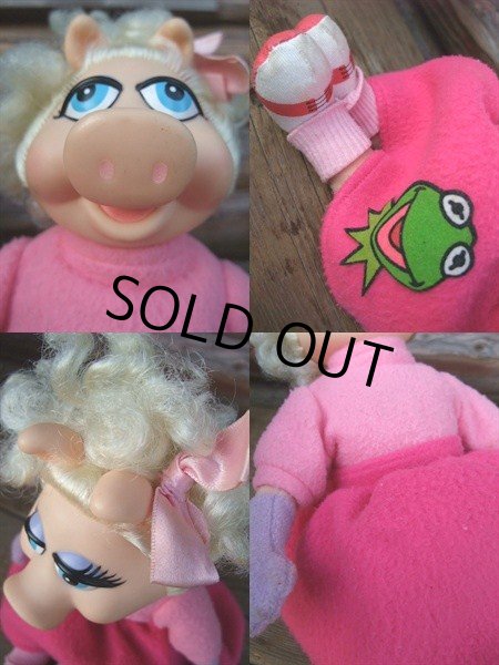 画像3: 80s Vintage Miss Piggy Plush Doll (NK-160) (3)