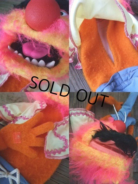 画像3: 70s Vintage Animal Hand Puppet Doll (NK-162) (3)