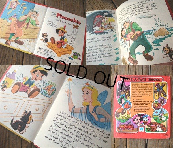 画像2: 60s Vintage Book / Disney Pinocchio (NK-208) (2)