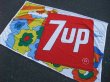 画像1: Vintage Peter Max 7UP Advertising Flag Banner (NK-244) (1)