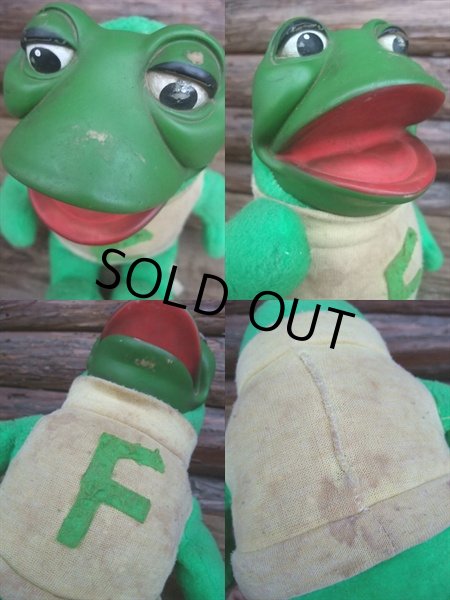 画像3: 70s Vintage Rushton NZR Freddie the Frog Doll (NK-256) (3)