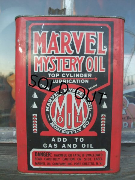 画像1: Vintage MARVEL MYSTERY 1GL Motor Gas/Oil  Can (NK-271)  (1)