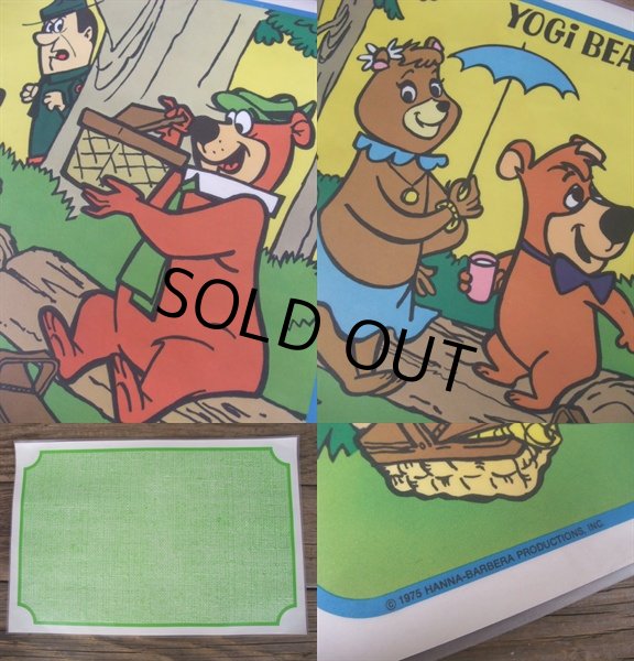 画像2: 70s Vintage Luch Mat YOGI BEAR (NK-301)  (2)