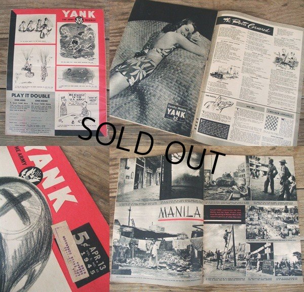 画像2: 40s YANK The Army Weekly Magazine / No43 (NK-332)  (2)