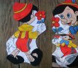 画像2: Pinocchio Vintage Fabric Pillow Cushion Panel (NK-347)  (2)