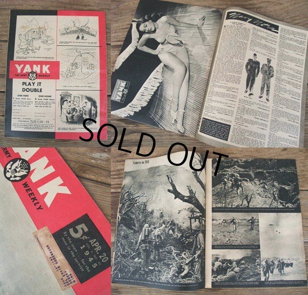 画像2: 40s YANK The Army Weekly Magazine / No44 (NK-333)  (2)
