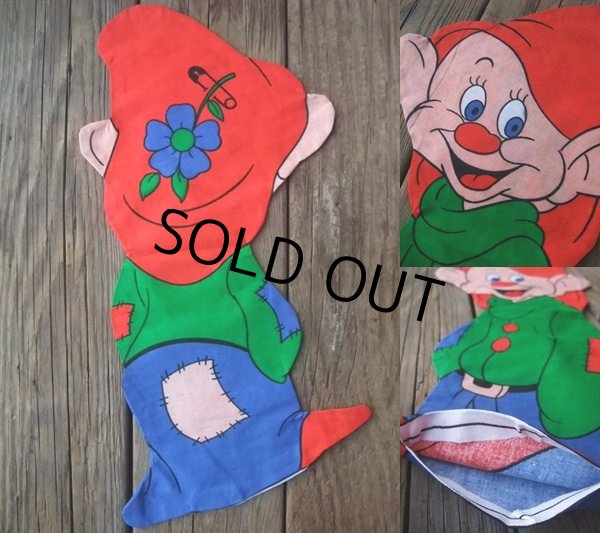 画像2: Dopey Vintage Fabric Pillow Cushion Panel (NK-348)  (2)