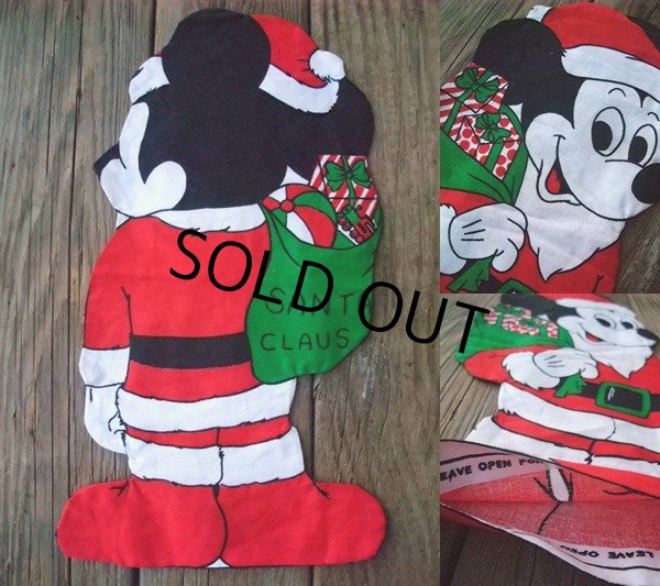 画像2: Mickey Vintage Fabric Pillow Cushion Panel (NK352)  (2)